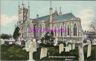 Norfolk Postcard - St Mark's Church, Lakenham, Norwich  DZ141
