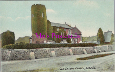 Norfolk Postcard - Old Catton Church, Norwich  DZ143