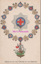 Load image into Gallery viewer, Heraldic Postcard - Insignia of The Order of The Garter  DZ149
