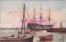 Load image into Gallery viewer, Royal Navy Postcard - Lord Nelson&#39;s H.M.S Victory, Portsmouth  DZ159
