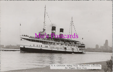 Shipping Postcard - S.S.Cayuga Sailing From Toronto, Canada  DZ161