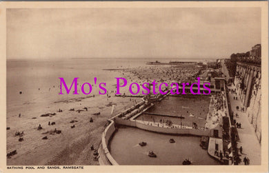 Kent Postcard - Ramsgate Bathing Pool and Sands   HM103