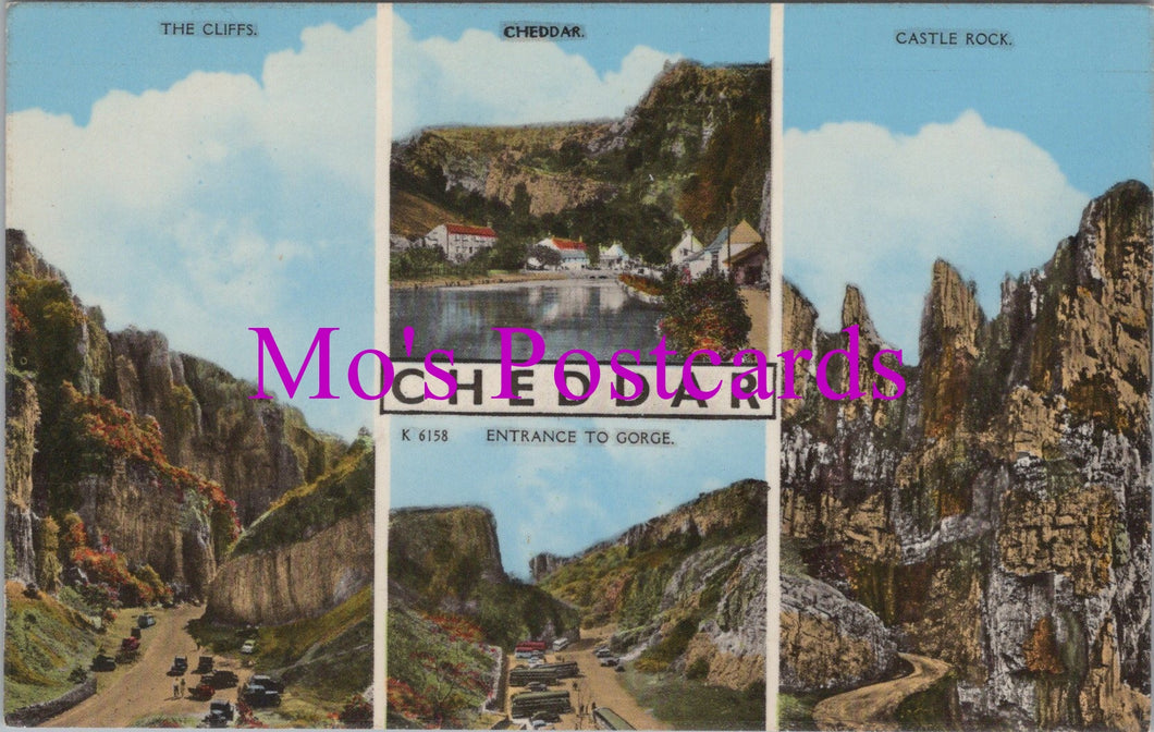 Somerset Postcard - Views of Cheddar Gorge  HM33