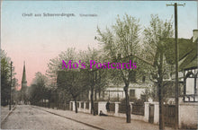 Load image into Gallery viewer, Germany Postcard - Gruss Aus Schneverdingen, Schulstrasse  SW14430
