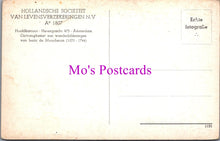 Load image into Gallery viewer, Netherlands Postcard - Hollandsche Societeit Van Levensverzekeringen N.V - SW14452
