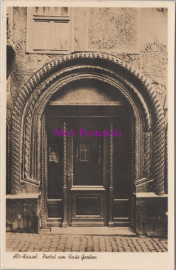 Germany Postcard - Alt-Kassel, Portal Am Haus Graben SW14848