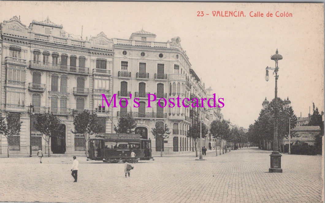 Spain Postcard - Valencia, Calle De Colon   SW14849