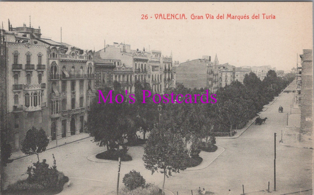 Spain Postcard - Valencia, Gran Via Del Marques Del Turia   SW14853