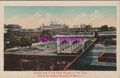 India Postcard - General View of The Pearl Mosque in Fort, Agra  SW15172