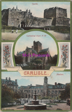 Cumbria Postcard - Views of Carlisle    DZ287