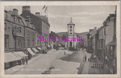 Cumbria Postcard - Keswick Main Street and Town Hall  DZ289