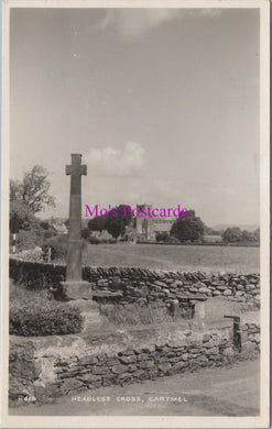 Cumbria Postcard - Cartmel, Headless Cross   DZ303