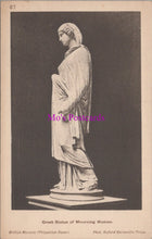 Load image into Gallery viewer, British Museum Postcard - Greek Statue of Mourning Woman   SW14419
