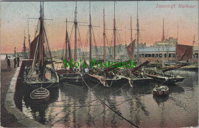 Suffolk Postcard - Lowestoft Harbour  SW13736