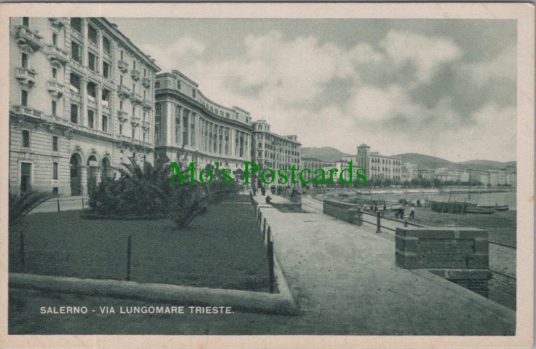 Italy Postcard - Salerno, Via Lungomare Trieste   SW13751