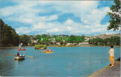 Cornwall Postcard - The Boating Lake, Coronation Park, Helston  SW13880