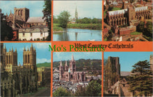 Load image into Gallery viewer, England Postcard - West Country Cathedrals  SW13883

