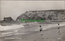 Load image into Gallery viewer, Cornwall Postcard - Atlantic Breakers, Portreath  SW13912
