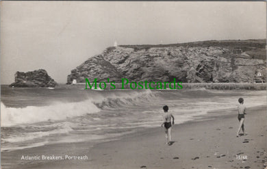 Cornwall Postcard - Atlantic Breakers, Portreath  SW13912