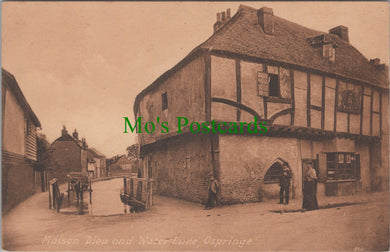 Kent Postcard - Ospringe, Maison Dieu and Water Lane  SW13965