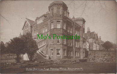 Dorset Postcard - Bournemouth, United Services Fund Holiday Home  SW13973