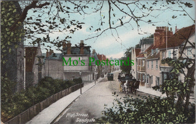 Kent Postcard - Sandgate High Street    SW13981