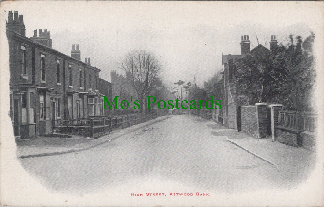 Worcestershire Postcard - Astwood Bank High Street   SW13989