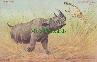 Animal Postcard - Rhinoceros, South Africa  SW13996