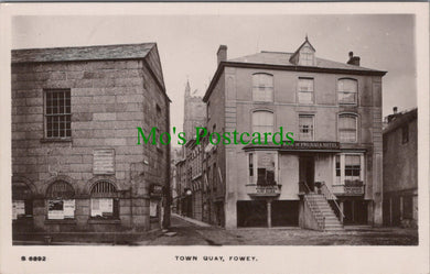 Cornwall Postcard - Town Quay, Fowey   SW14014