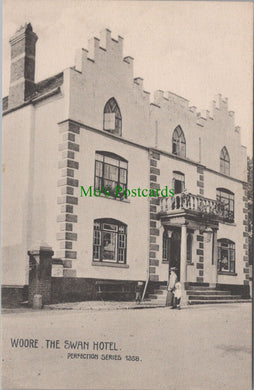 Shropshire Postcard - Woore Village, The Swan Hotel   SW14050