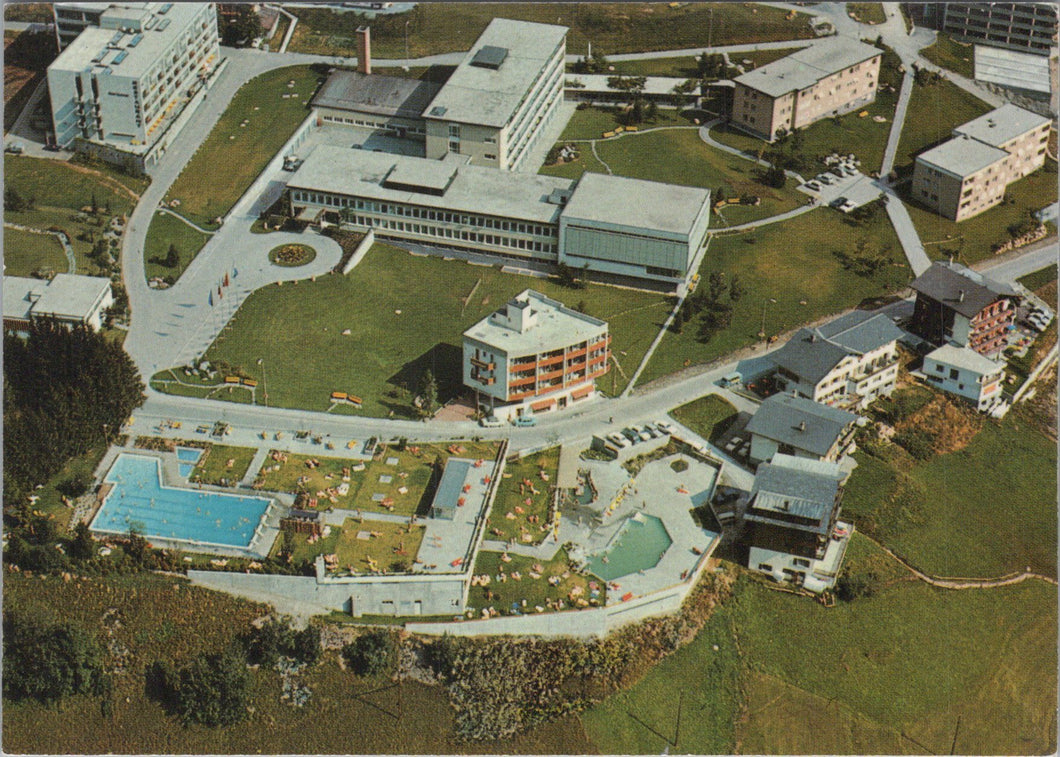 Switzerland Postcard - Leukerbad, Thermal Freiluftbader DC1755