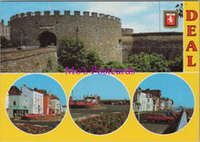 Load image into Gallery viewer, Kent Postcard - Views of Deal, Promenade, Central Parade and Beach SW15518
