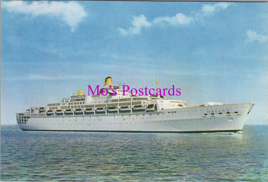 Shipping Postcard - P & O Oriana Cruise Liner   SW15526