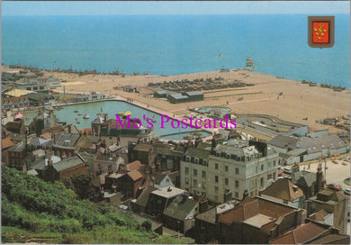 Sussex Postcard - Hastings Old Town and Boating Lake SW15241