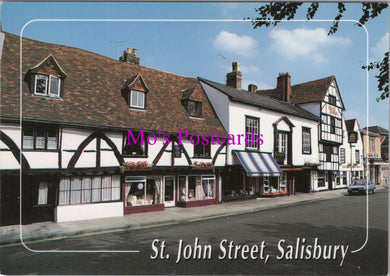 Wiltshire Postcard - St John Street, Salisbury   SW15247