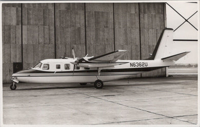 Aviation Postcard - Aeroplane N6362U Outside Aircraft Hanger SW16517