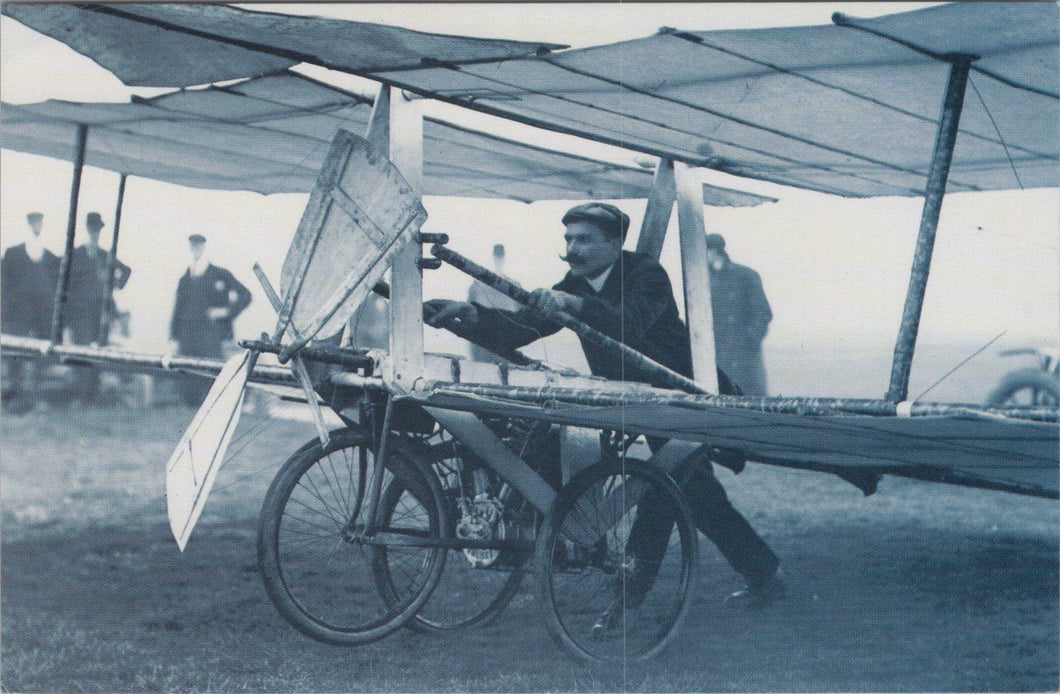 Nostalgia Postcard - Guillon and Clouzy Airplane, 1907 - SW16518