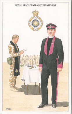 Military Postcard - British Army, Royal Army Chaplains Department  SW16540