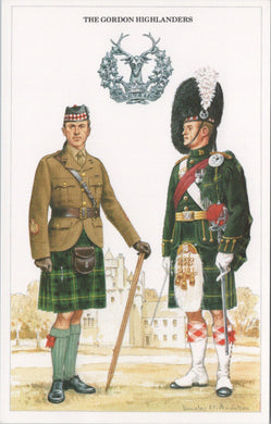 Military Postcard - British Army, The Gordon Highlanders SW16546