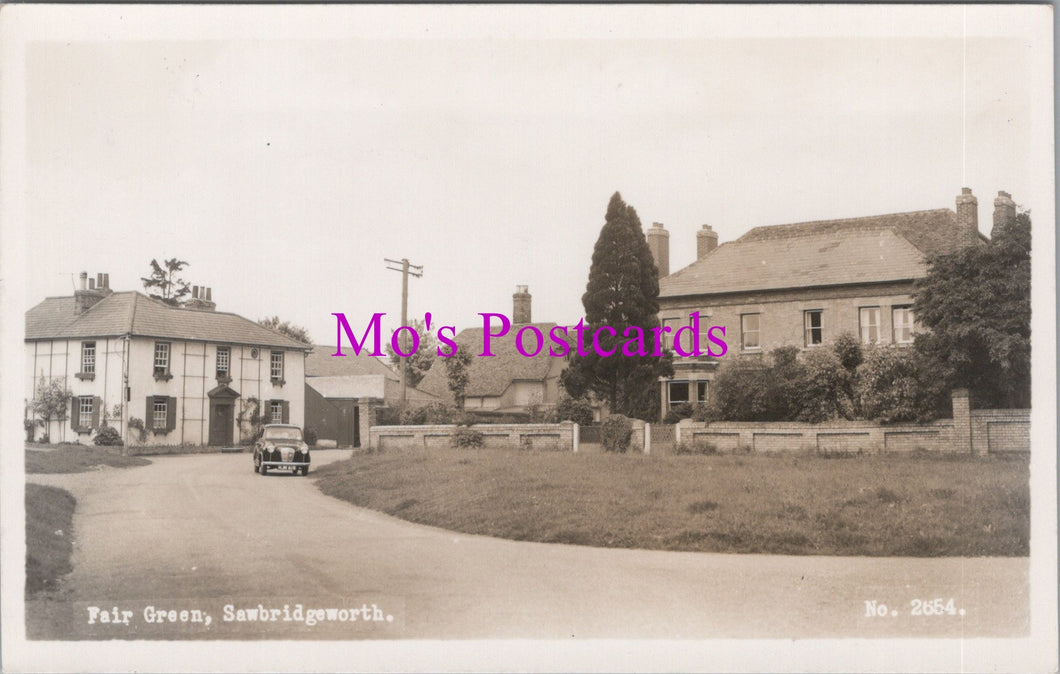 Hertfordshire Postcard - Fair Green. Sawbridgeworth SW14673