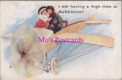 Aviation Postcard - I am Having a High Time at Aldershot  SW14674