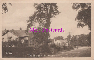 Lincolnshire Postcard - The Village Hall, Barkston  SW14680