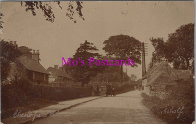 Derbyshire Postcard - Chesterfield Road, Tibshelf   SW14809