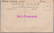 Load image into Gallery viewer, Warwickshire Postcard - Napton Vicarage   SW14814
