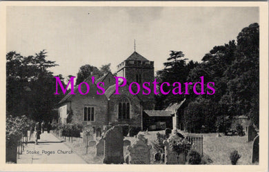 Buckinghamshire Postcard - Stoke Poges Church  SW14533