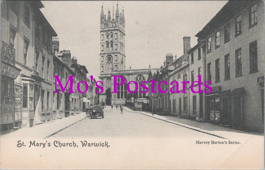 Warwickshire Postcard - St Mary's Church, Warwick   HM733