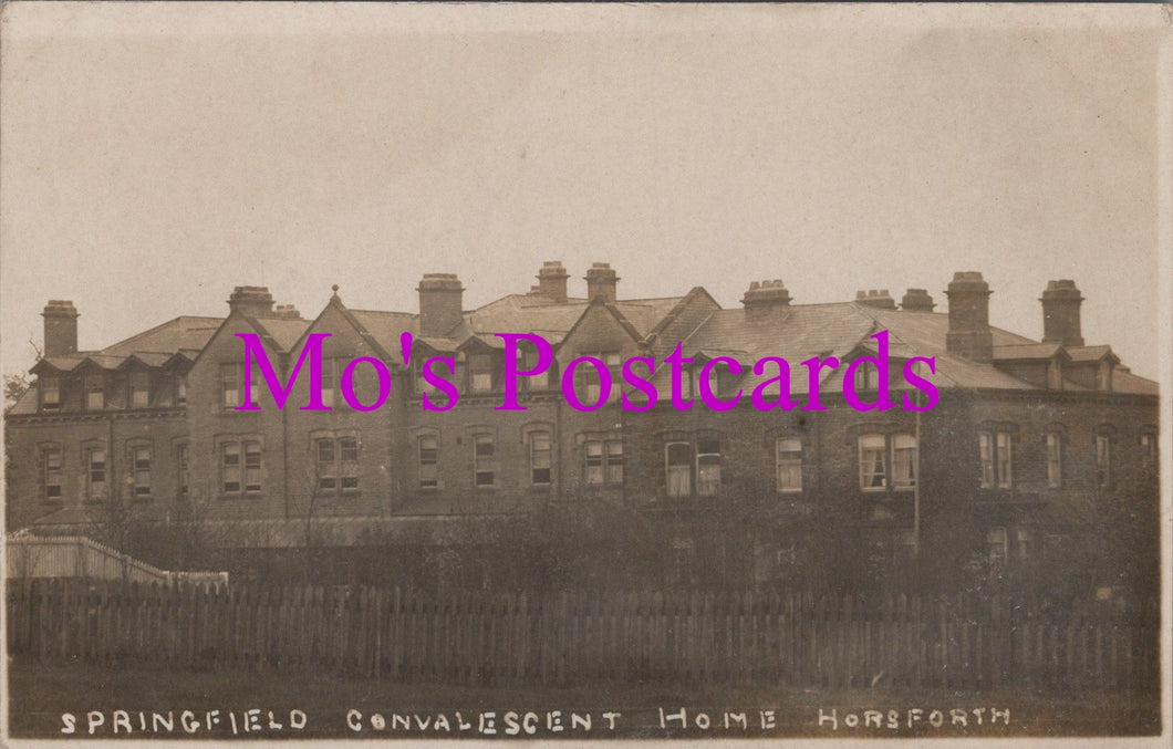 Yorkshire Postcard - Springfield Convalescent Home, Horsforth  HM743