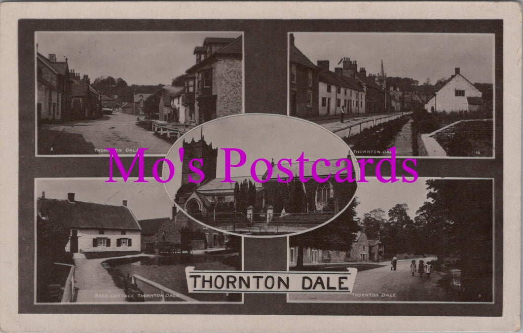 Yorkshire Postcard - Views of Thornton Dale   HM708