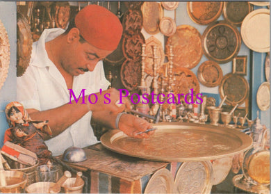 Tunisia Postcard - Souk De Tunis, An Engraver of Copper  SW15257