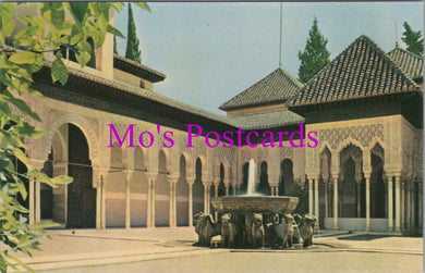 Spain Postcard - Granada, Alhambra, The Lions Court SW15269